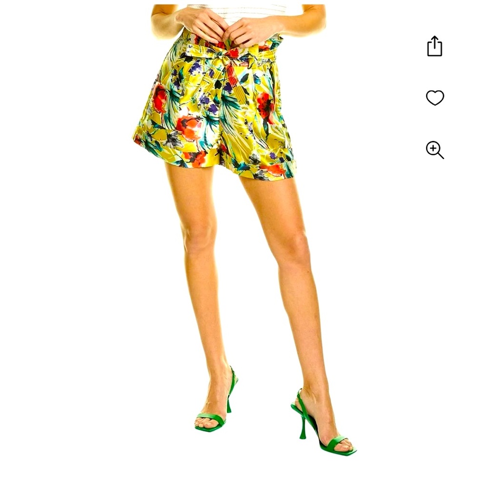 Gracia printed dress shorts size M